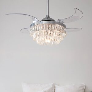 Svítidlo Beacon Lighting chrom/čirý Akryl/kov