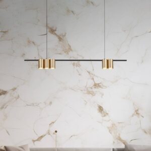 Svítidlo Eko-Light černá/zlatá Hliník