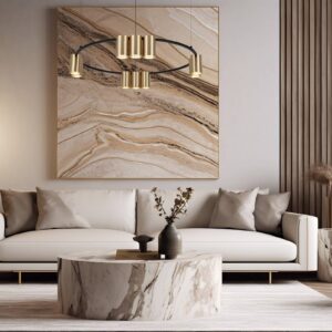 Svítidlo Eko-Light černá/zlatá Hliník