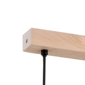 Svítidlo Envostar světlé dřevo/černá Dřevo