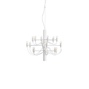 Svítidlo FLOS čirá/bílá ocel/mosaz