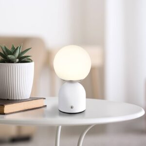 Svítidlo Globo bílá matná/niklová matná/opálová Kov/plast/PVC