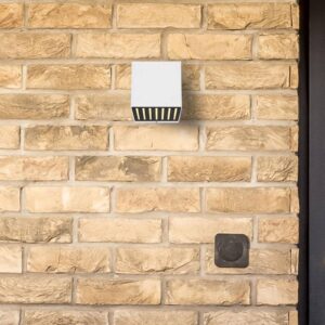 Svítidlo Globo bílá/černá/čirá Hliník/sklo