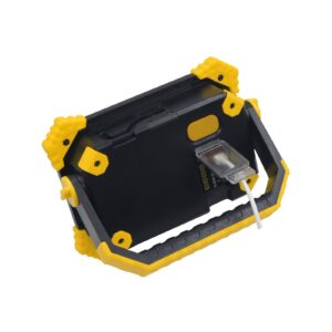 Svítidlo Heitronic černá/žlutá Plast/termoplastická pryž/hliníkový tlakový odlitek