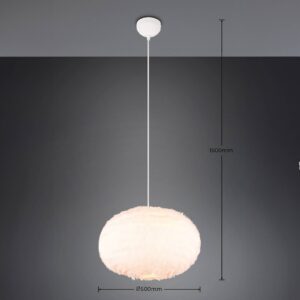 Svítidlo Reality Leuchten písek Syntetický plyš/kov