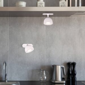 Svítidlo Reality Leuchten bílá Plastové