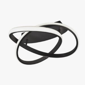 Svítidlo Reality Leuchten černá/opálová Železo/plast