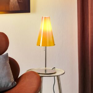 Svítidlo TECNOLUMEN lesklý chrom/lesklá oranžová poniklovaný kov/sklo