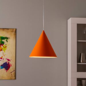 Svítidlo TK Lighting oranžový mat Ocel