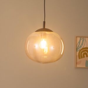 Svítidlo TK Lighting grafitově šedá průhledná/černá Sklo/ocel