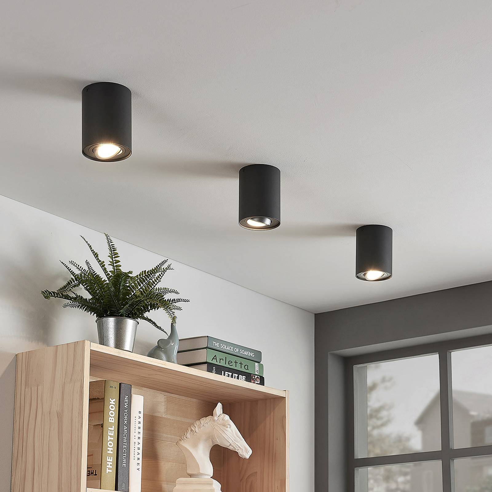 Svítidlo Arcchio antracit Kov/hliník