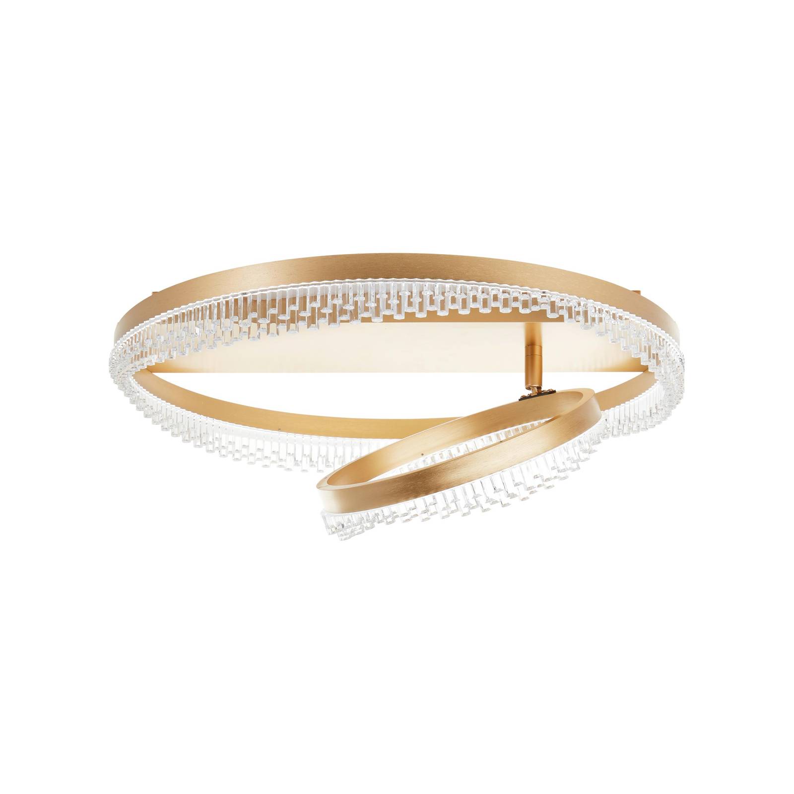 Svítidlo Brilliant matný ve zlaté barvě Hliník/akryl