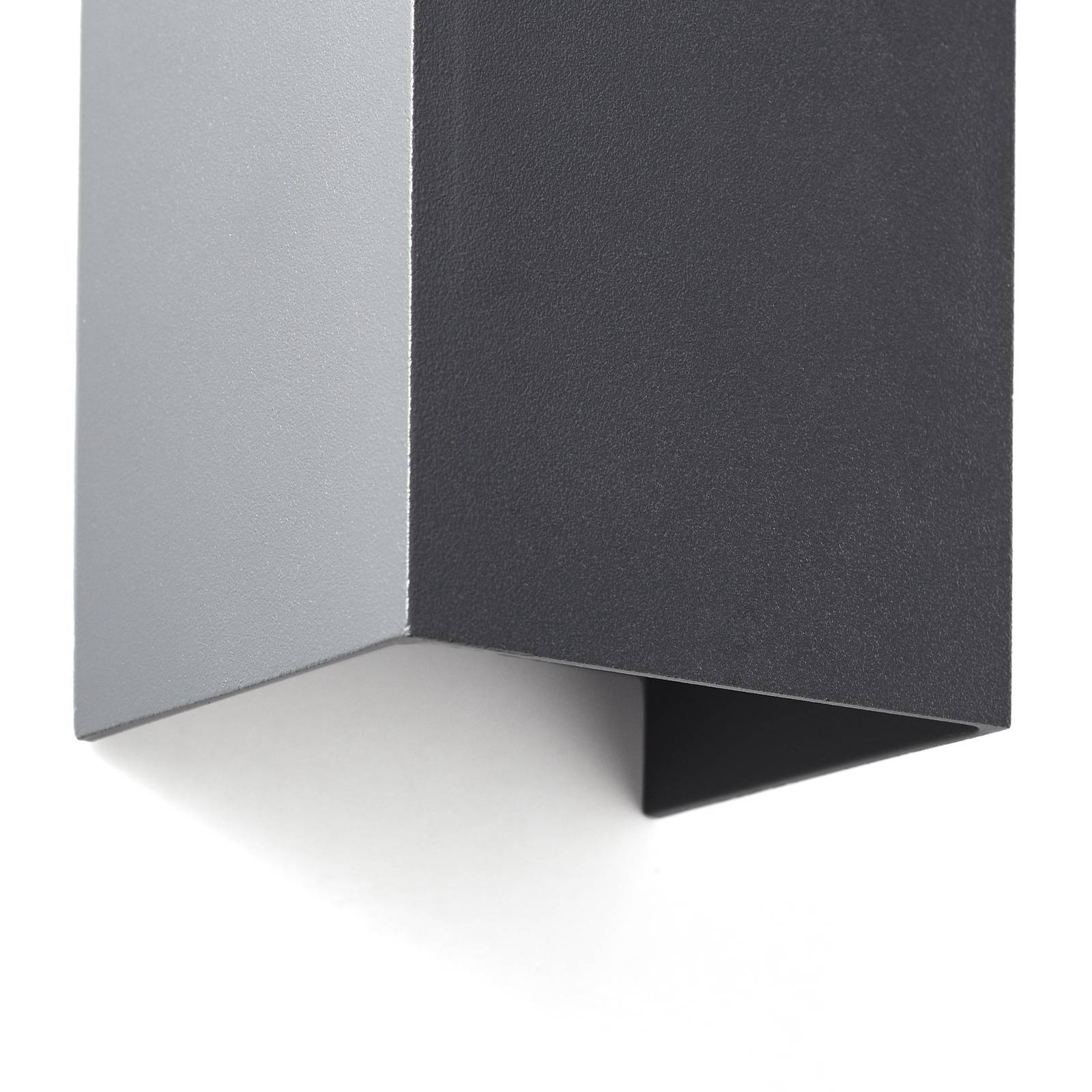 Svítidlo Brilliant tmavě šedá Kov/sklo