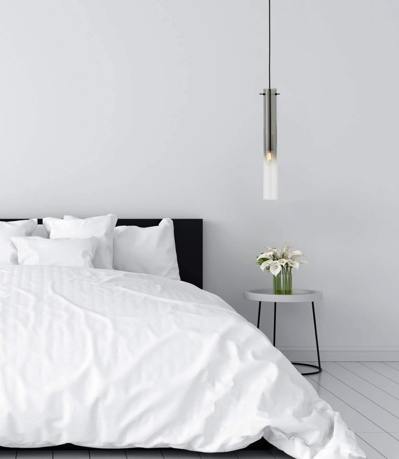 Svítidlo Brilliant černá matná/kouřově šedá/čirá Kov/sklo