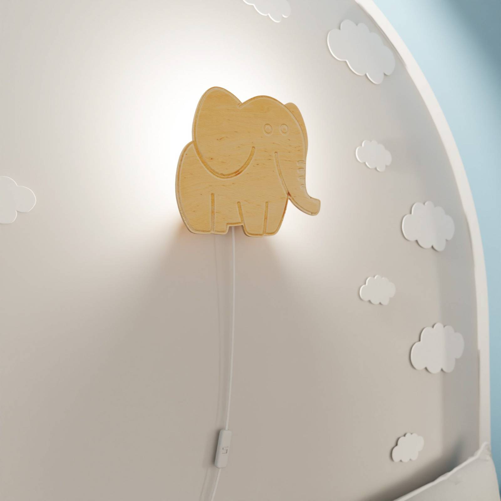 Svítidlo EMIBIG LIGHTING světlé dřevo Dřevo