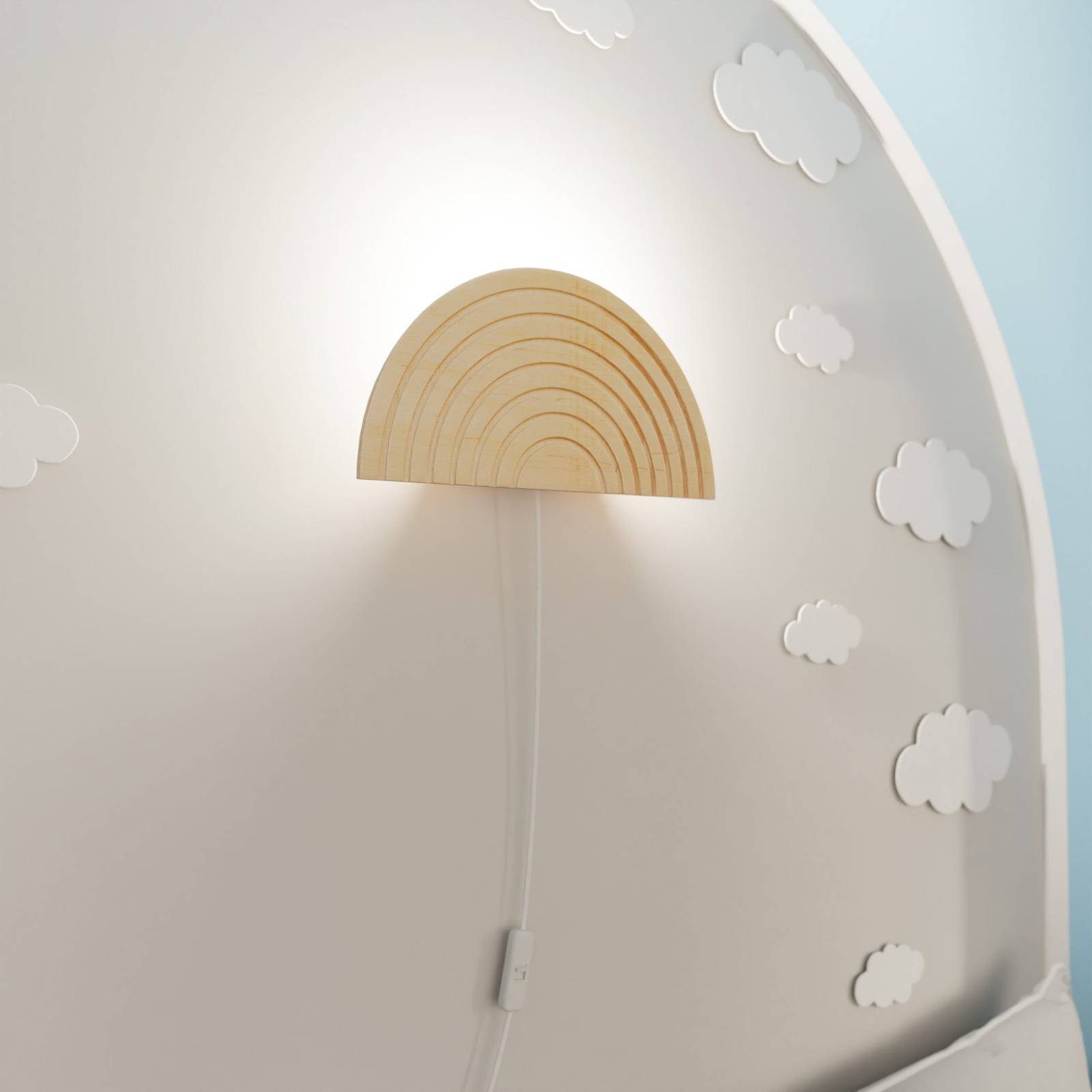 Svítidlo EMIBIG LIGHTING světlé dřevo Dřevo