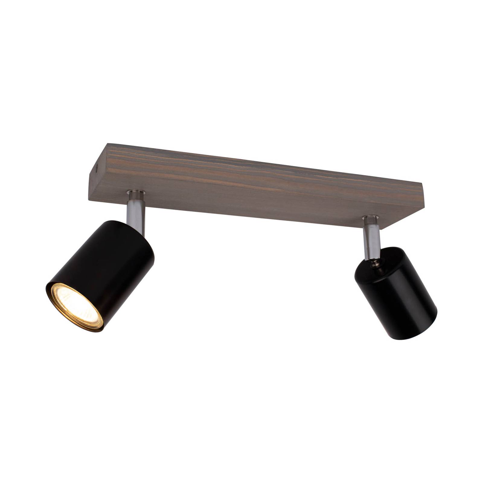 Svítidlo Envostar šedá/černá Borovice mořená/kov