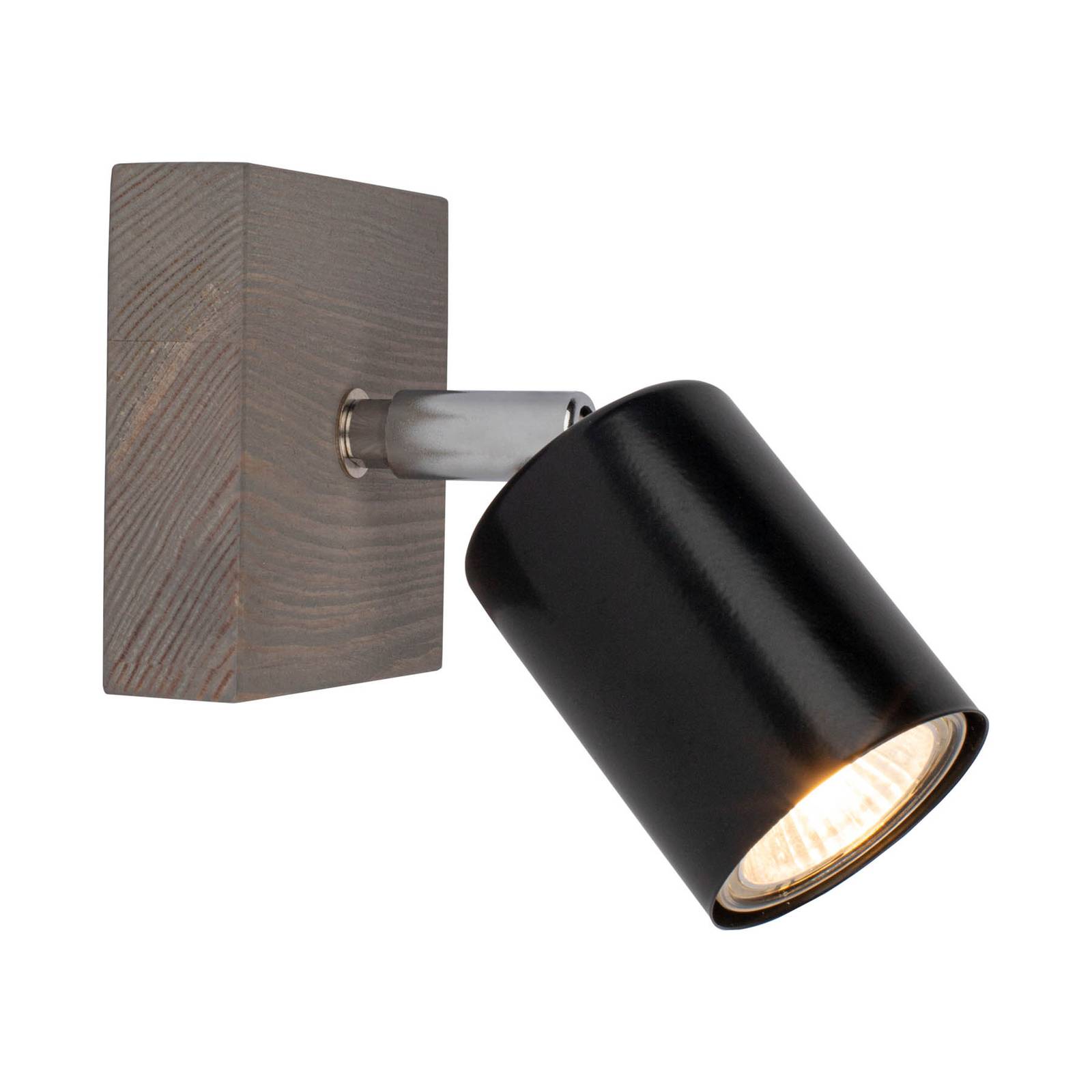 Svítidlo Envostar šedá/černá Borovice mořená/kov