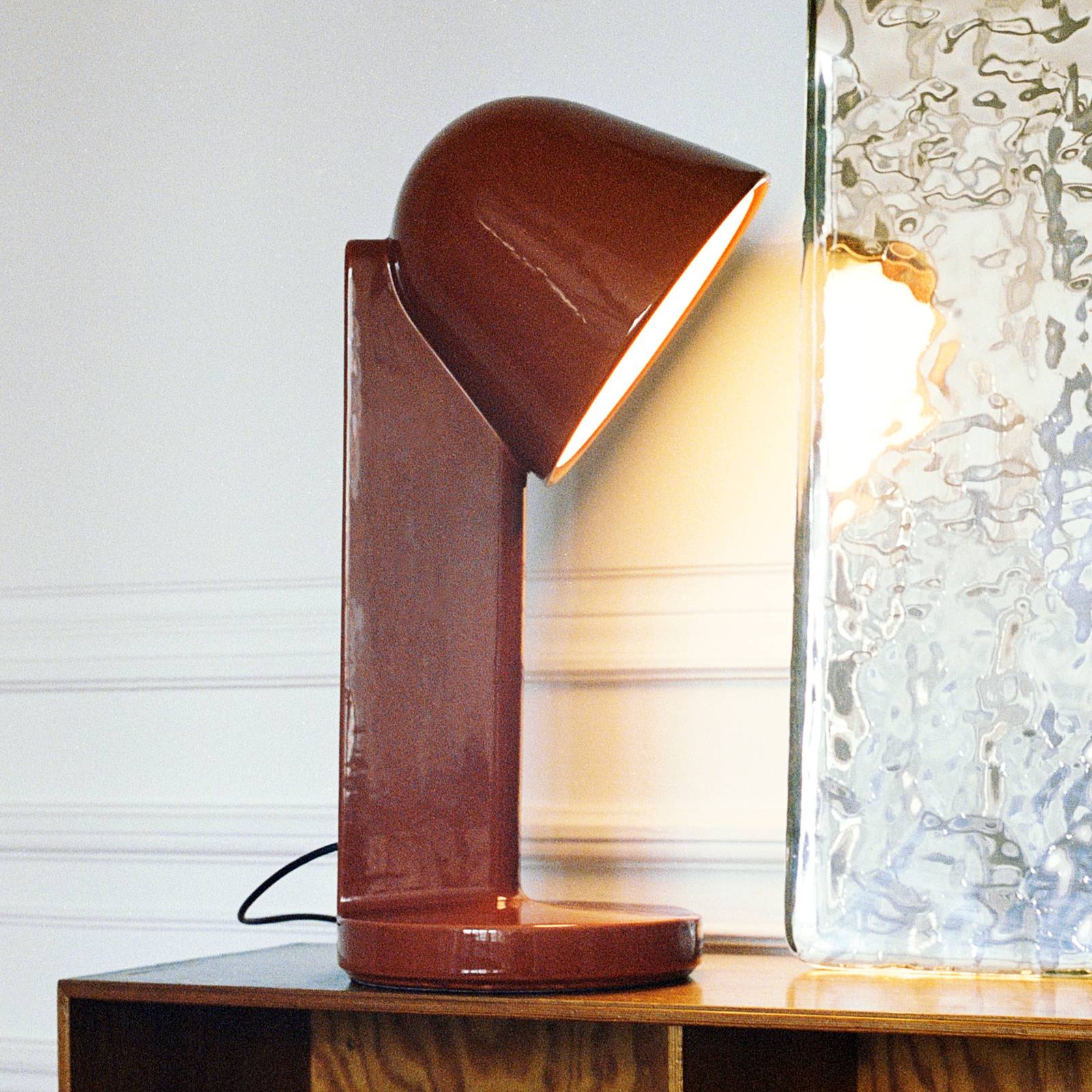 Svítidlo FLOS Rezavě červená Keramika