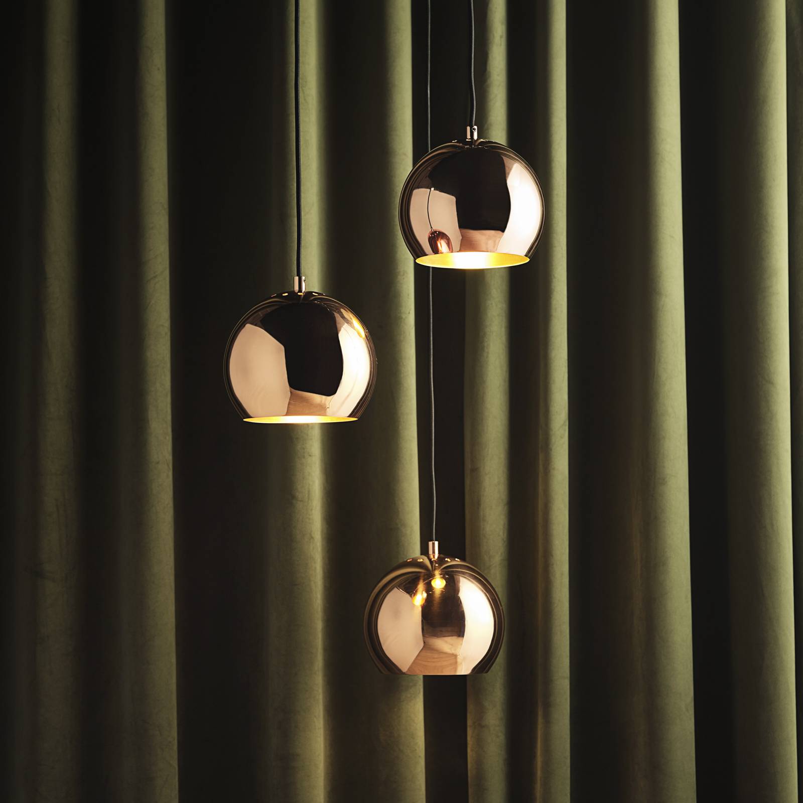 Svítidlo FRANDSEN měděné barvy Měď