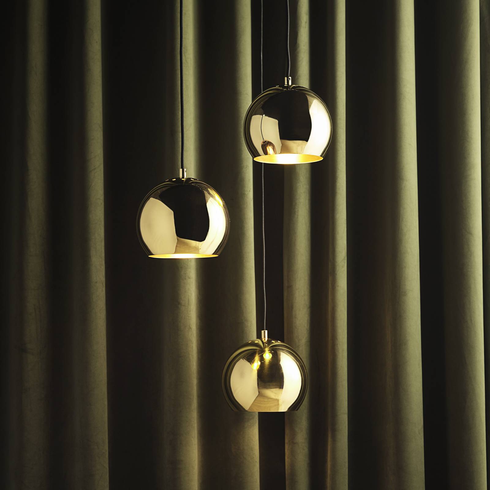 Svítidlo FRANDSEN mosazné barvy Mosaz