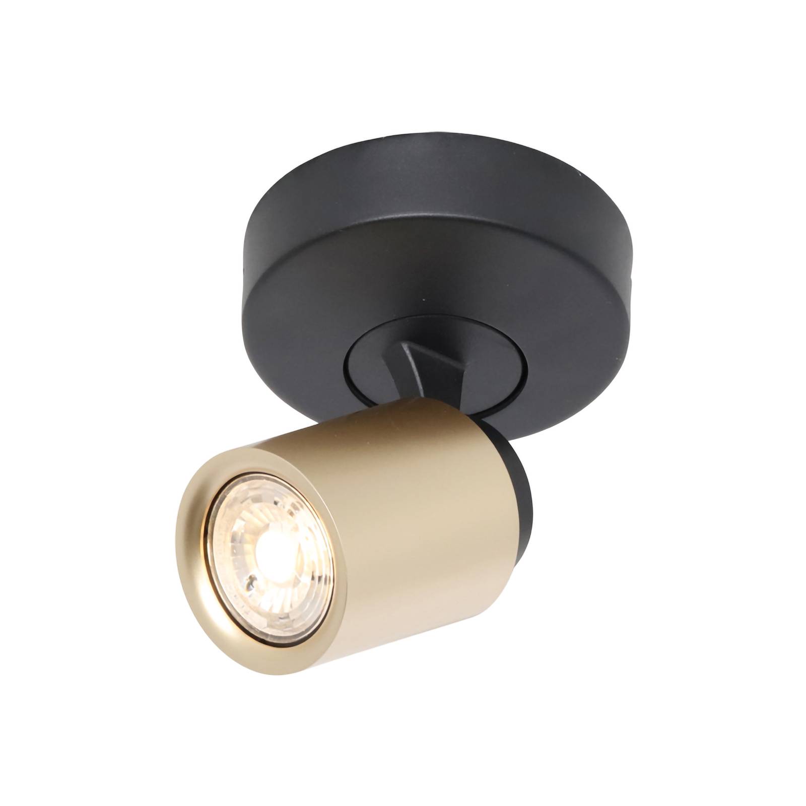 Svítidlo Freelight černá/zlatá Jiný kov