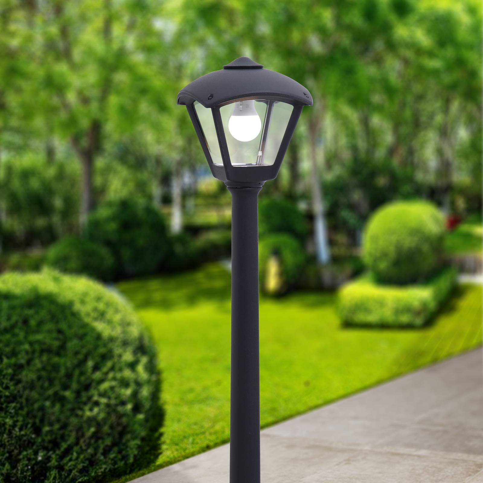 Svítidlo Fumagalli černá/čirá Syntetická pryskyřice/PMMA