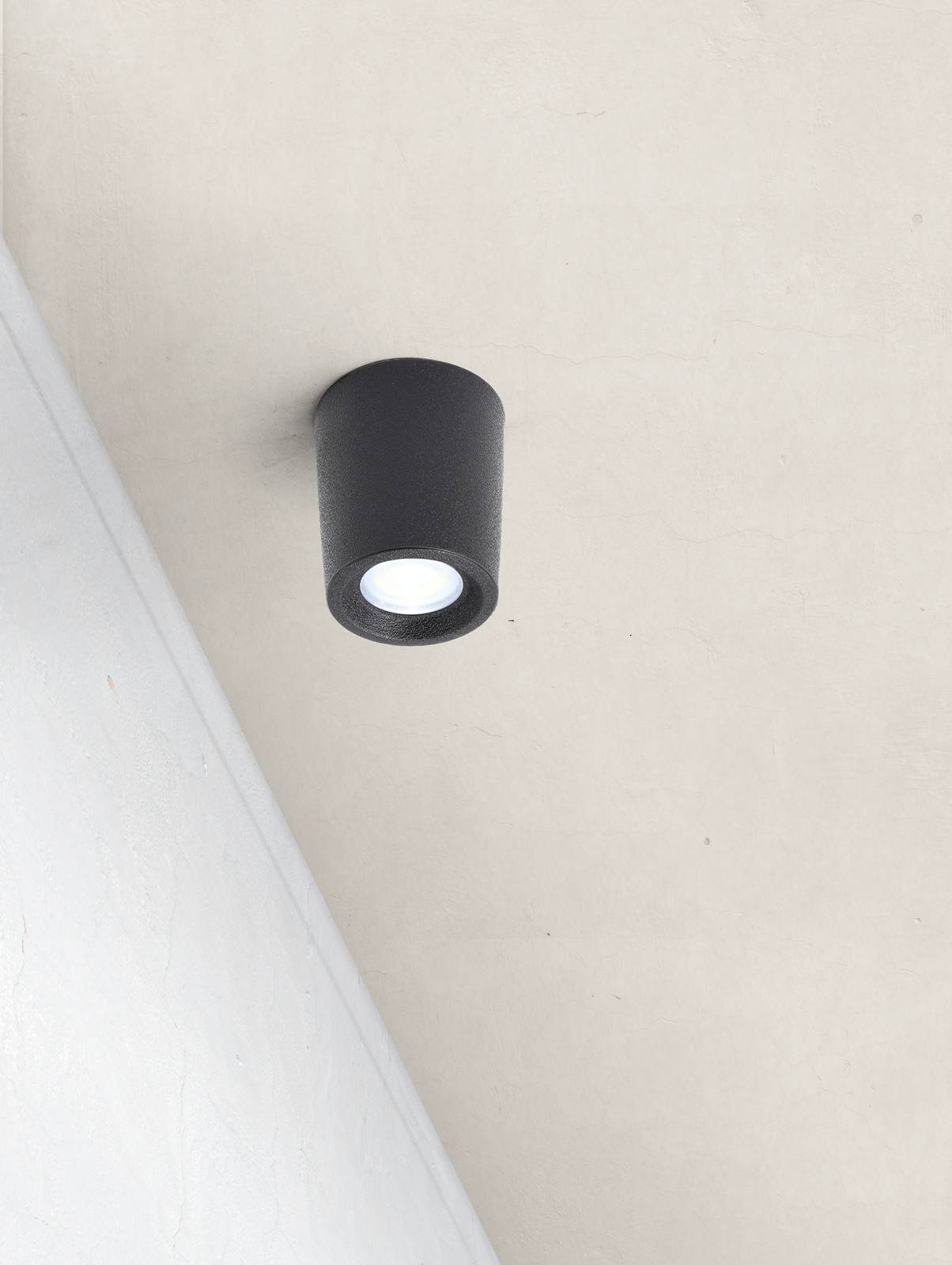 Svítidlo Fumagalli černá/matná Syntetická pryskyřice/PMMA