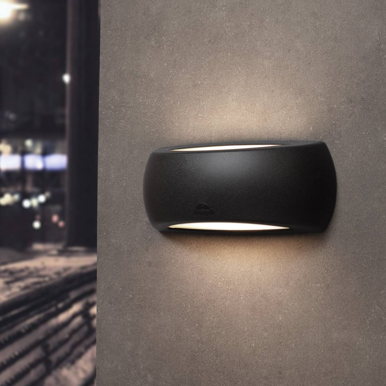 Svítidlo Fumagalli černá/opálová Syntetická pryskyřice/PMMA