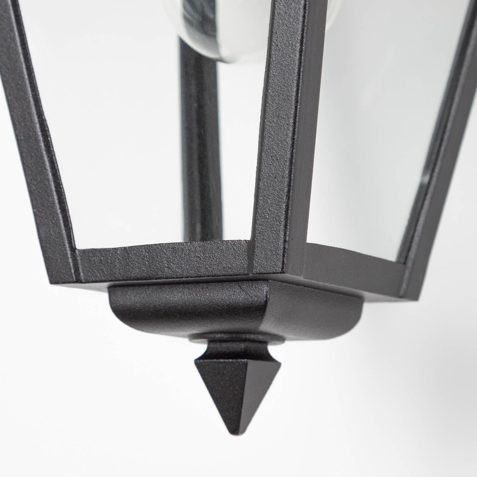 Svítidlo K.S. Verlichting černá/čirá Hliník/sklo