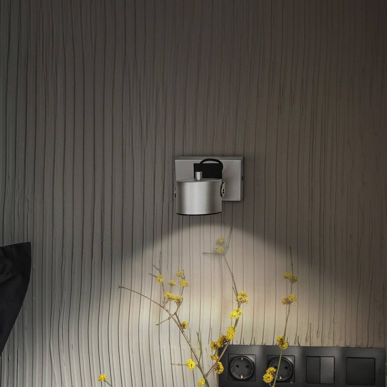 Svítidlo LEDVANCE stříbrná/černá Ocel