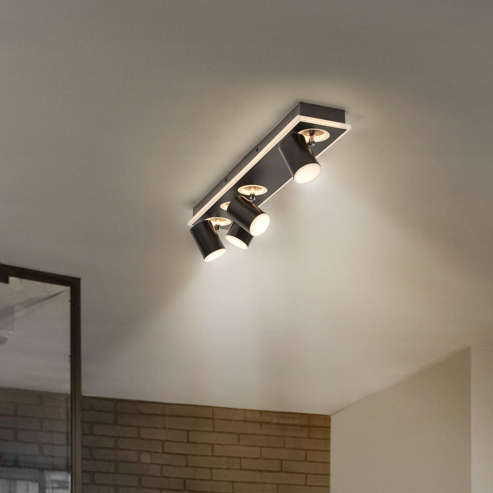 Svítidlo LEDVANCE černá Ocel/akryl