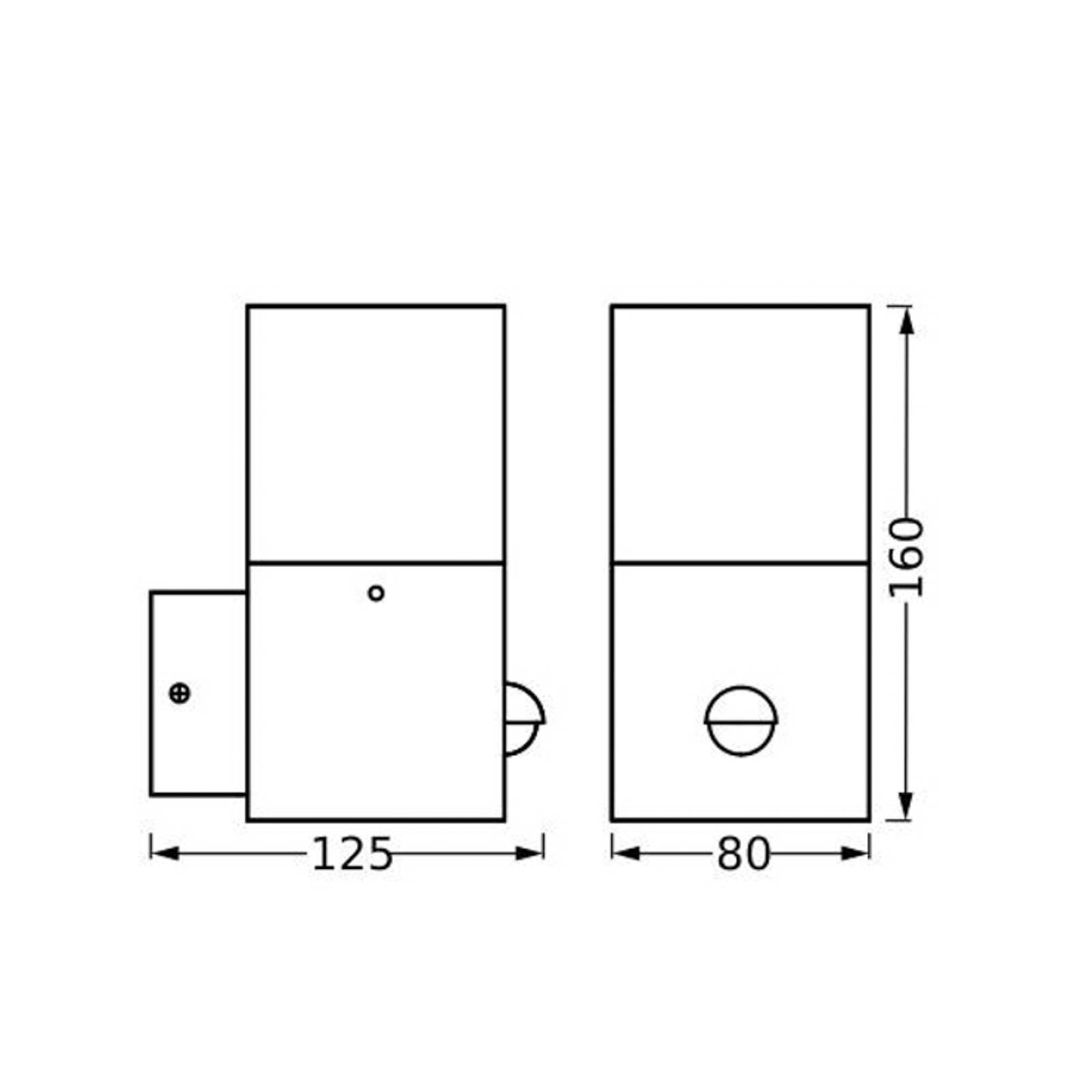 Svítidlo LEDVANCE tmavě šedá/bílá Hliník/polykarbonát