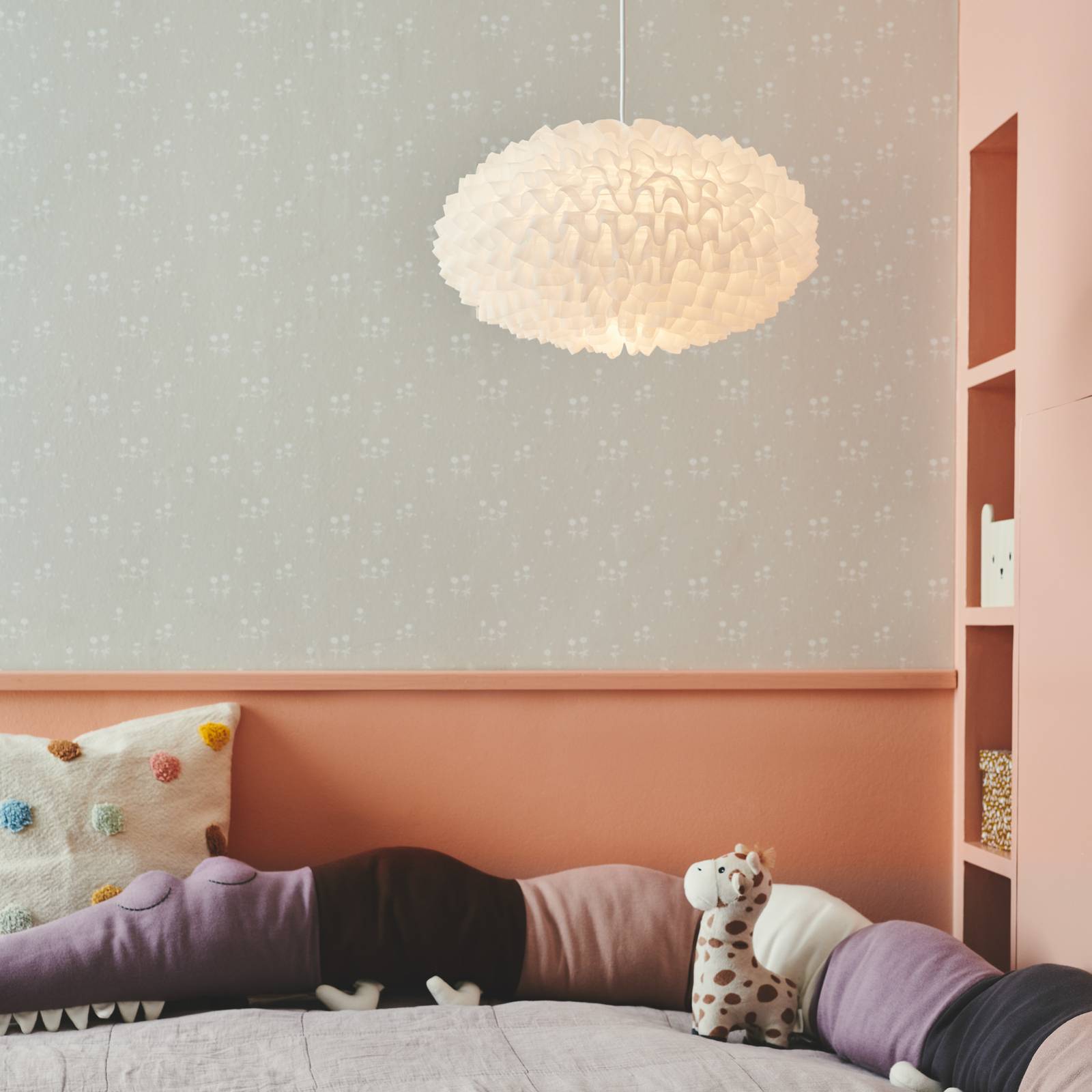 Svítidlo Nordlux bílá papír/šifon