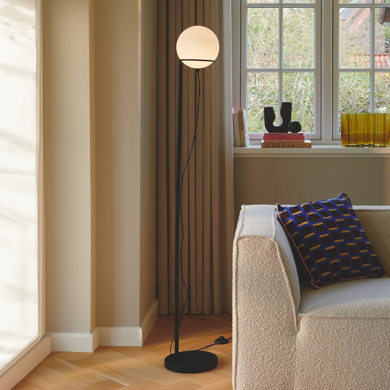 Svítidlo Nordlux černá/bílá Kov/sklo