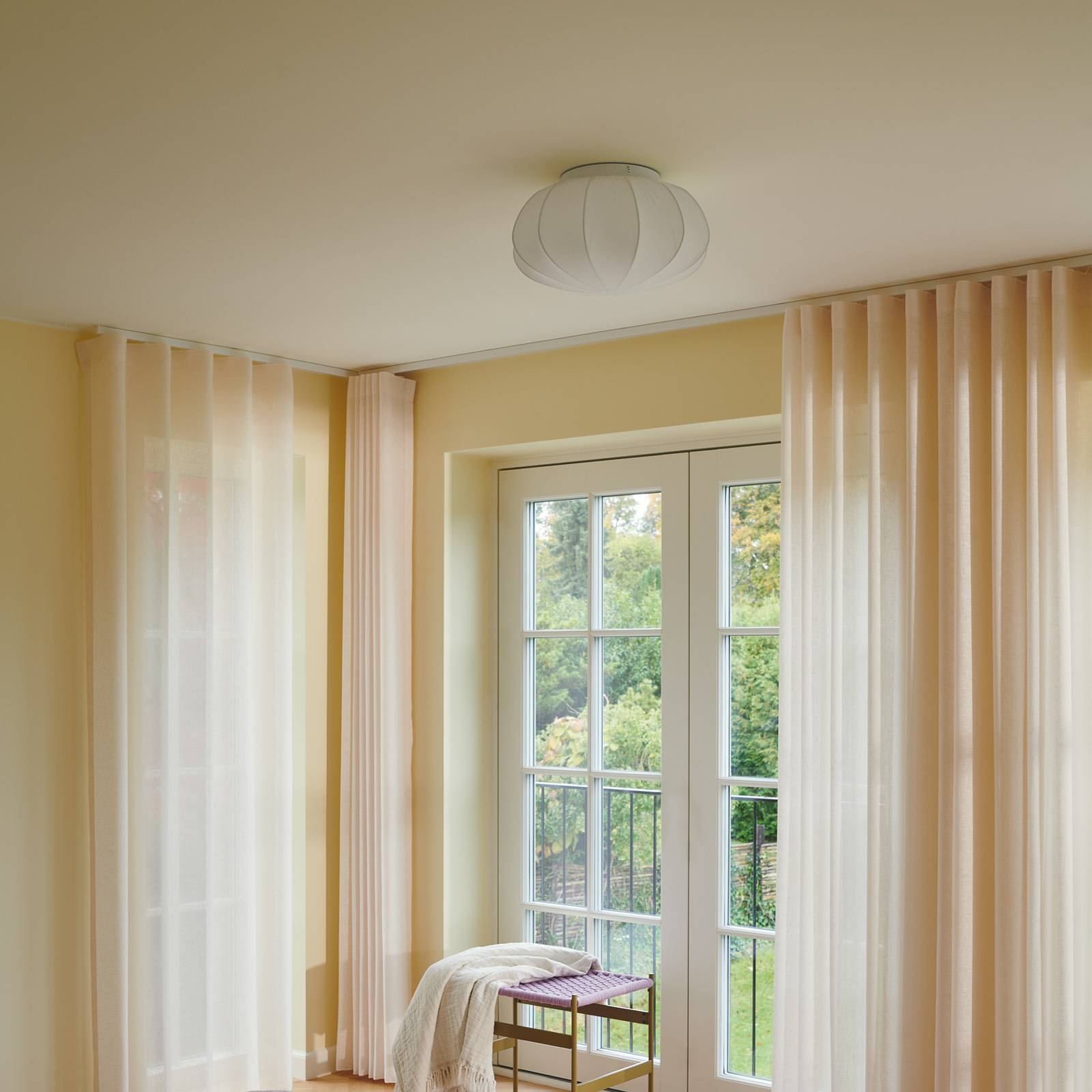 Svítidlo Nordlux bílá Textil/kov