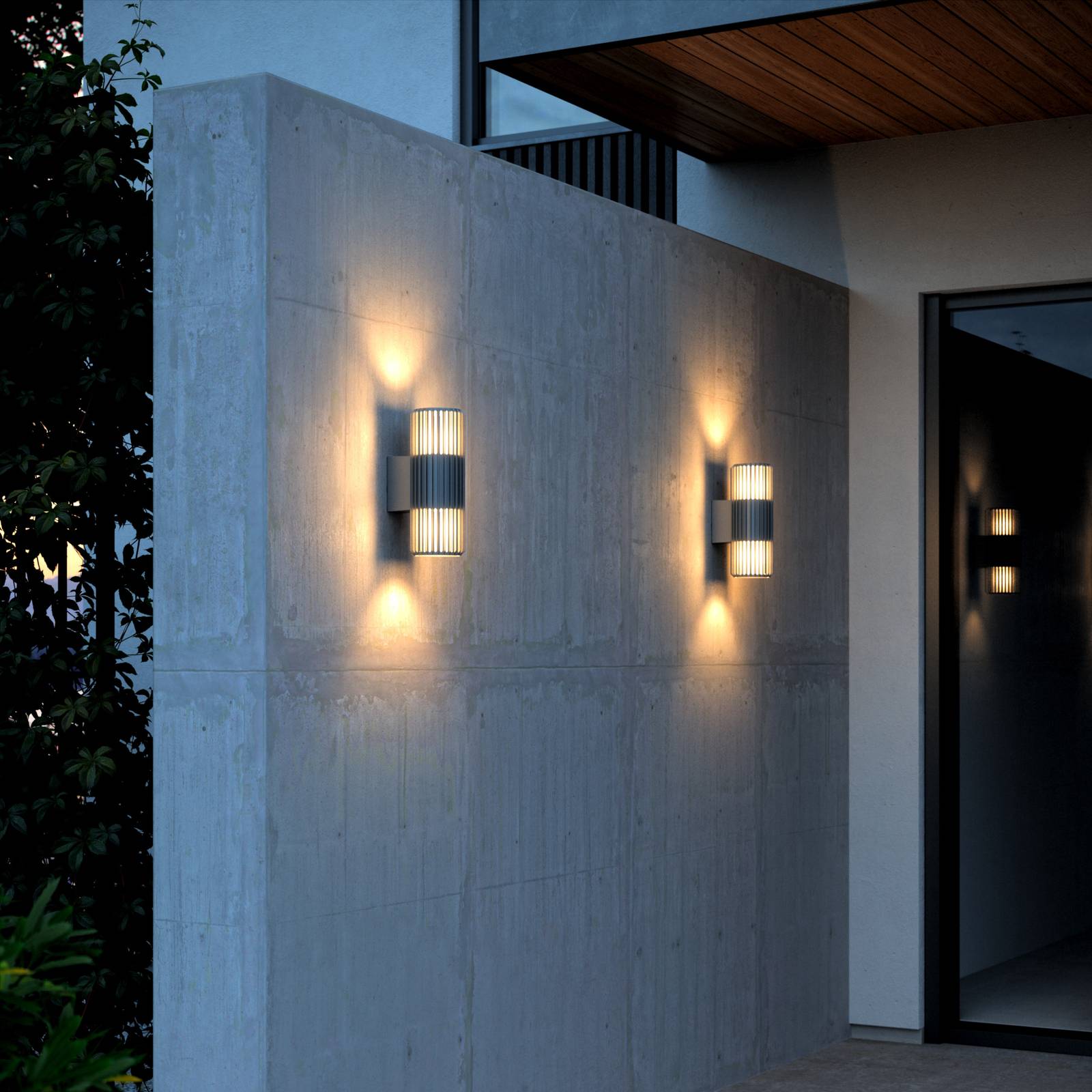 Svítidlo Nordlux antracit Hliník/polykarbonát