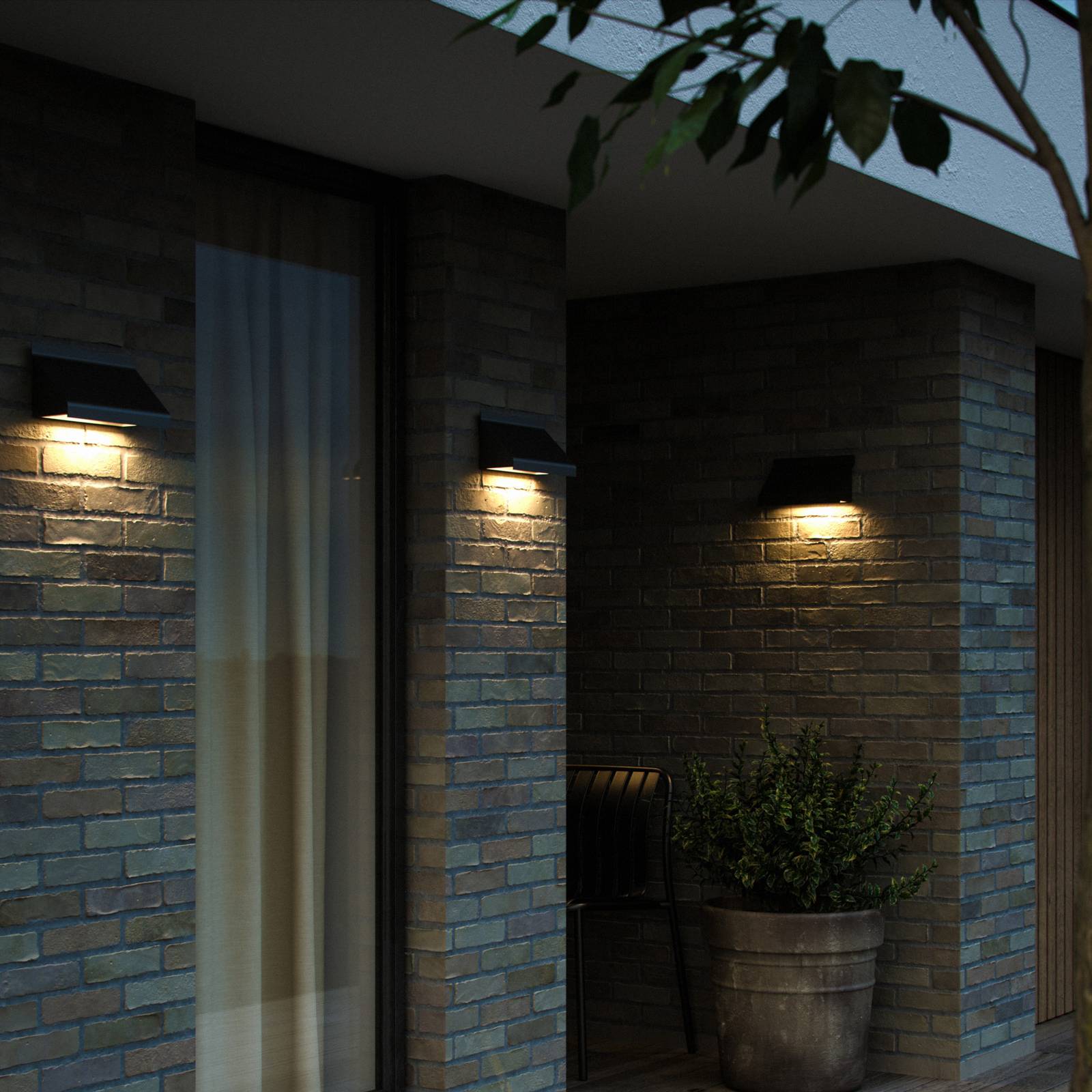 Svítidlo Nordlux černá Hliník/sklo