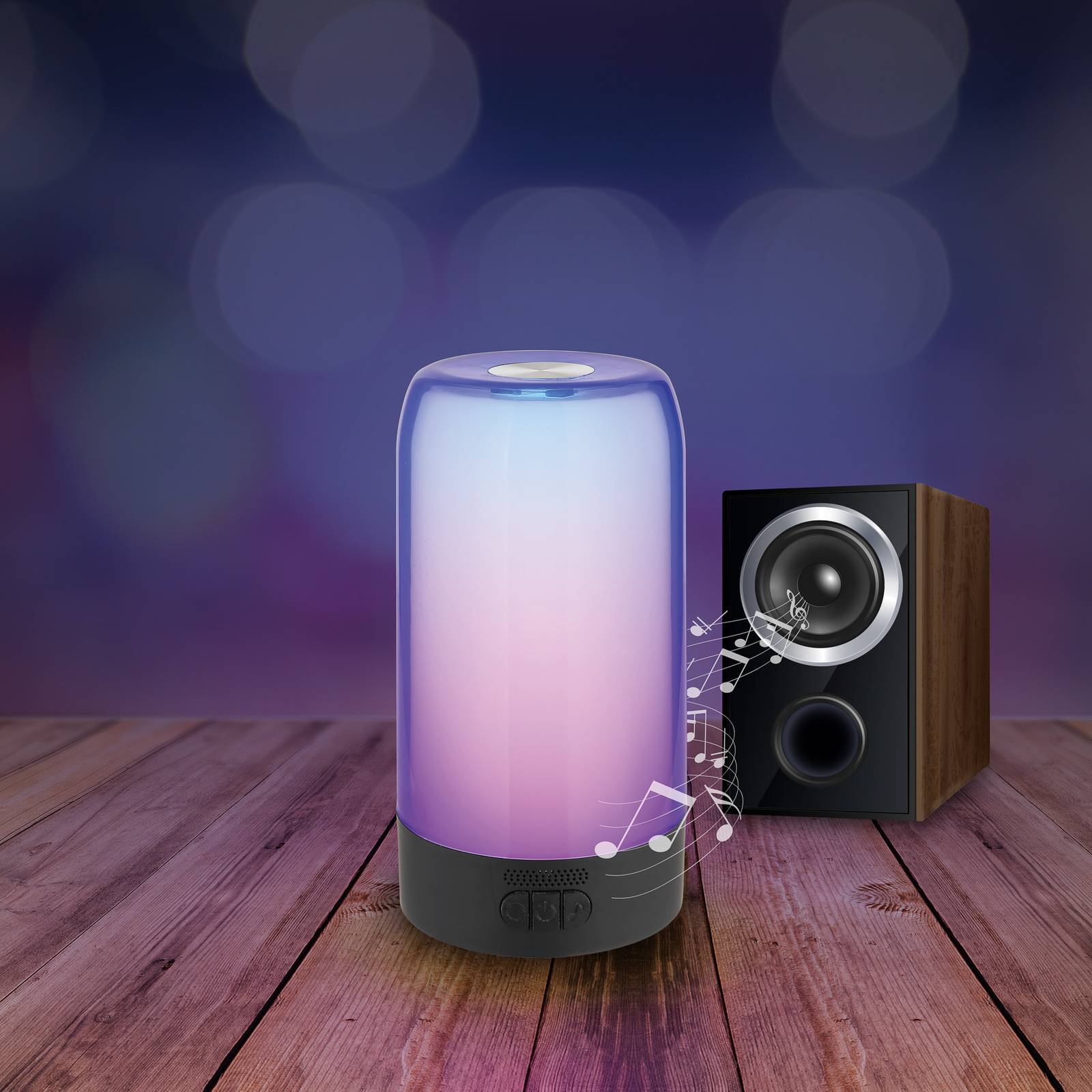 Svítidlo PRIOS transparentní/černá Plastové