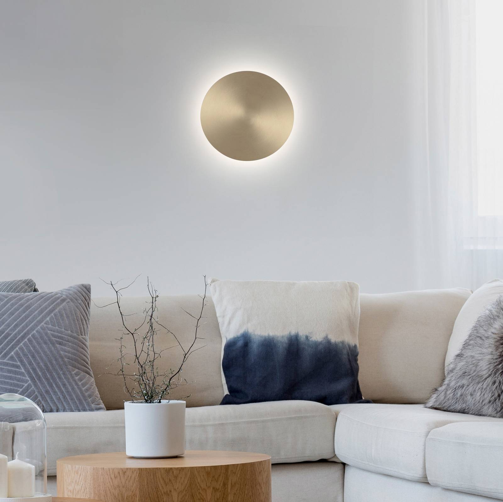 Svítidlo Paul Neuhaus matná mosaz hliník/plast