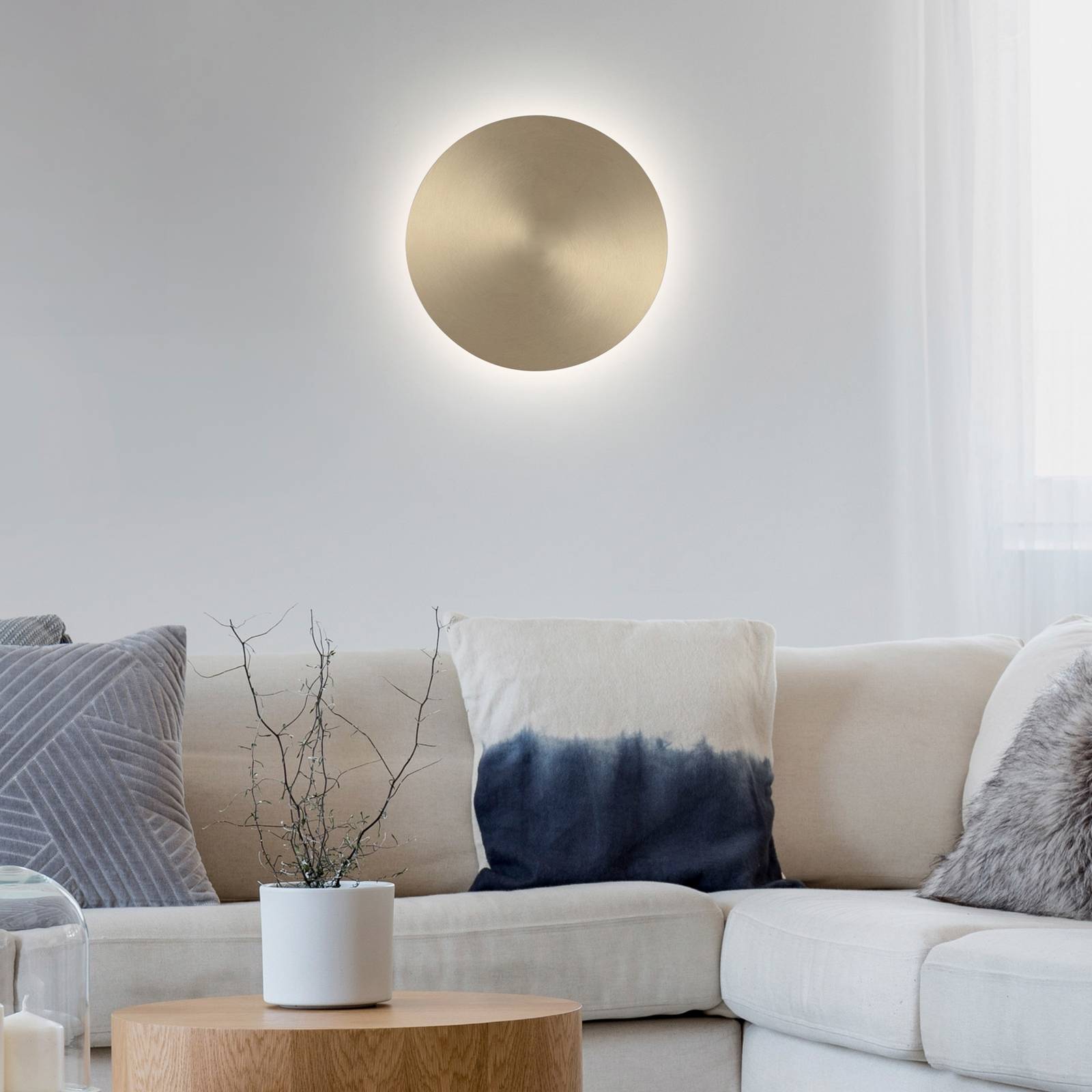 Svítidlo Paul Neuhaus matná mosaz hliník/plast