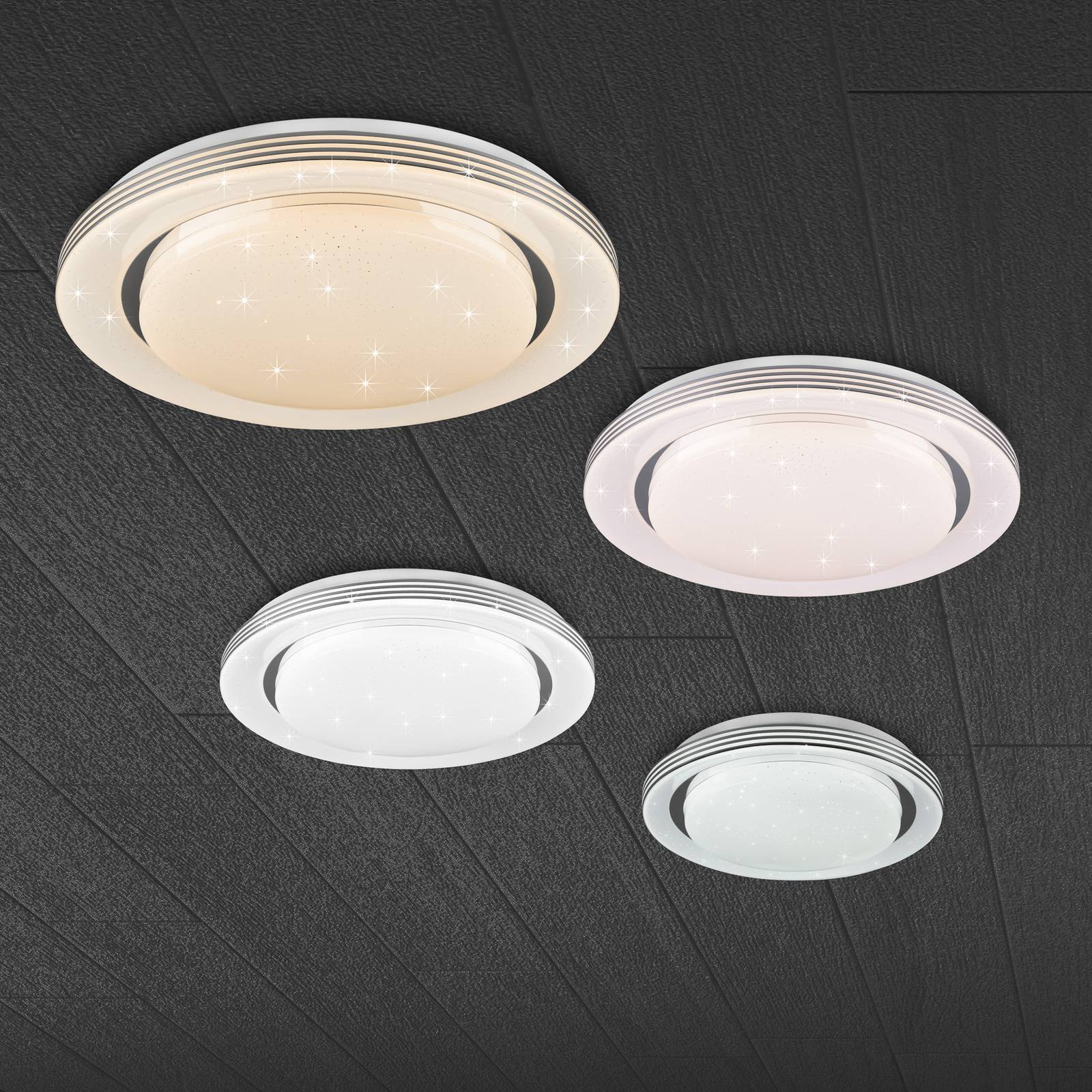 Svítidlo Reality Leuchten bílá Plastové