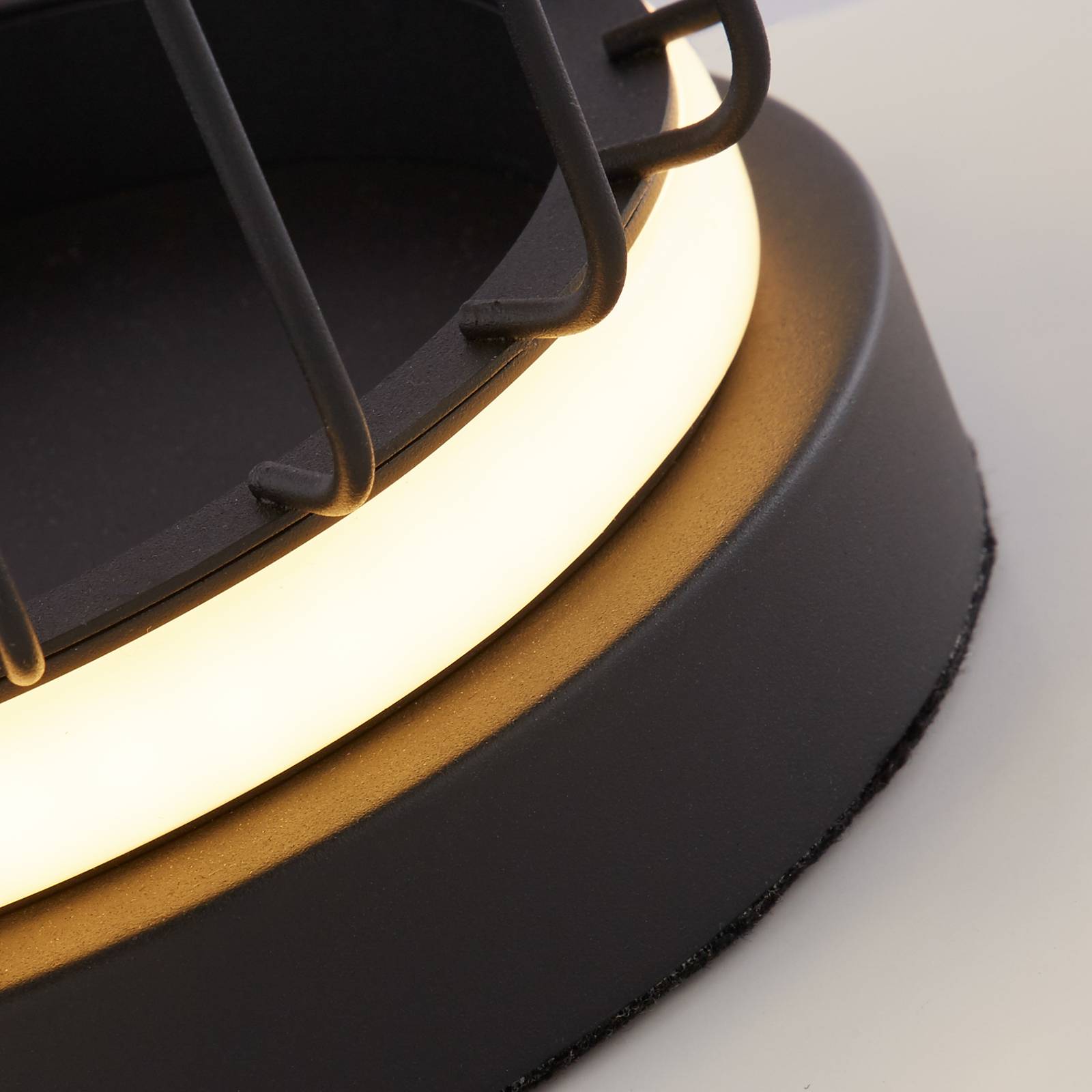 Svítidlo Searchlight černá/satinovaná ocel/hliník