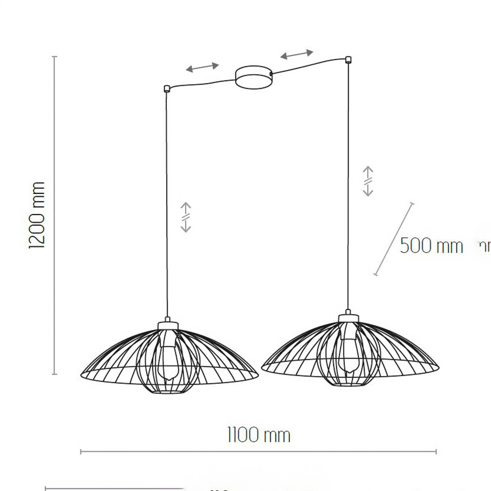 Svítidlo TK Lighting černá Kov/plast