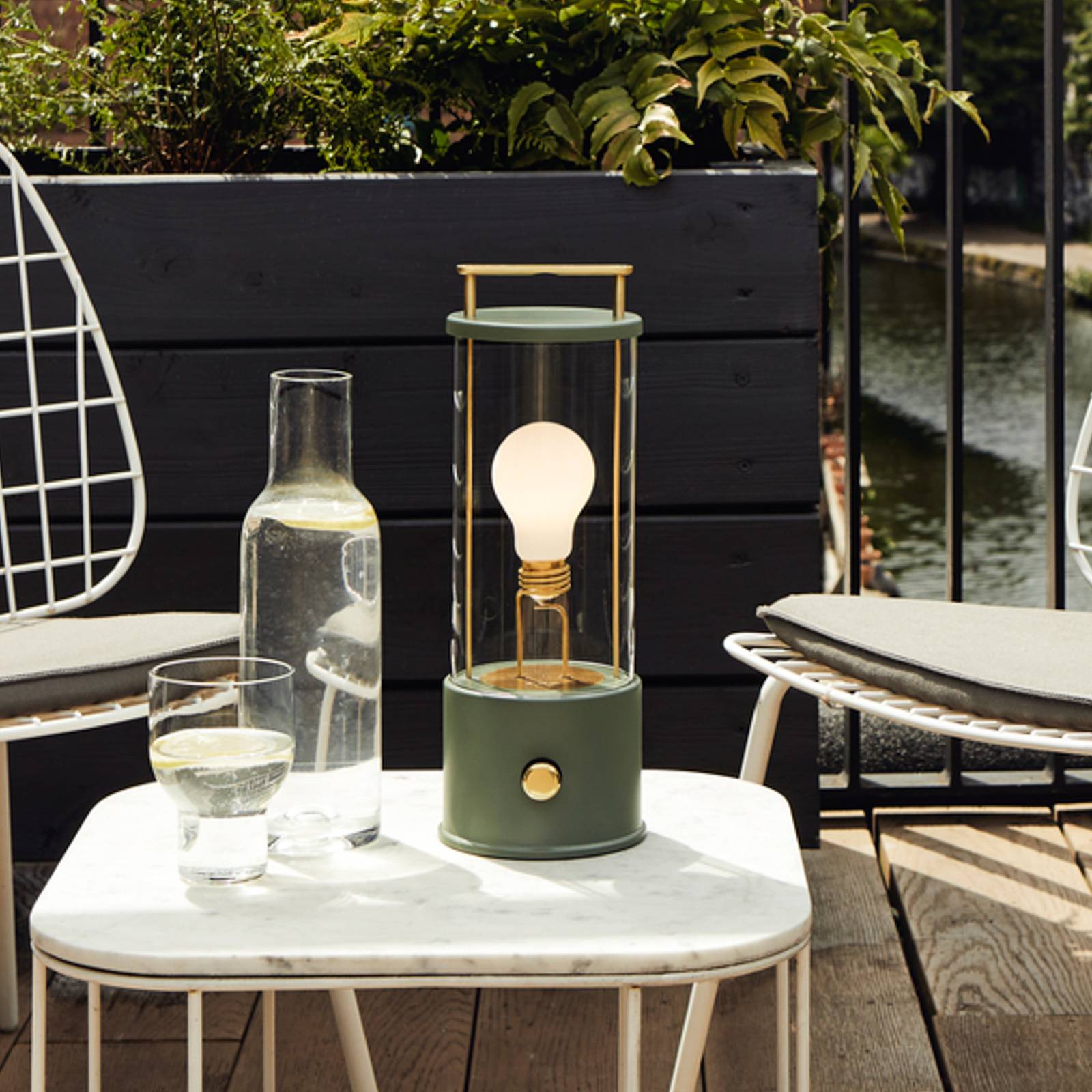 Svítidlo Tala zelená Hliník/mosaz