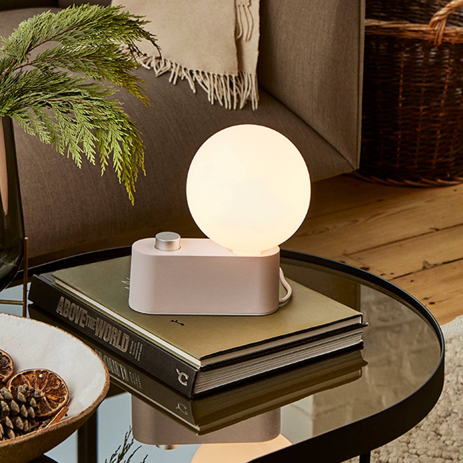 Svítidlo Tala rosé Hliník