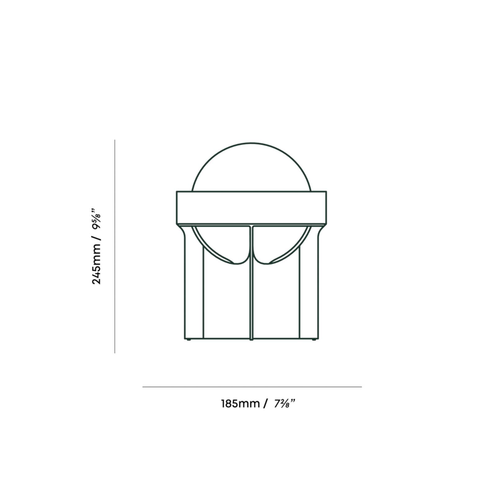 Svítidlo Tala tmavě šedá Hliník