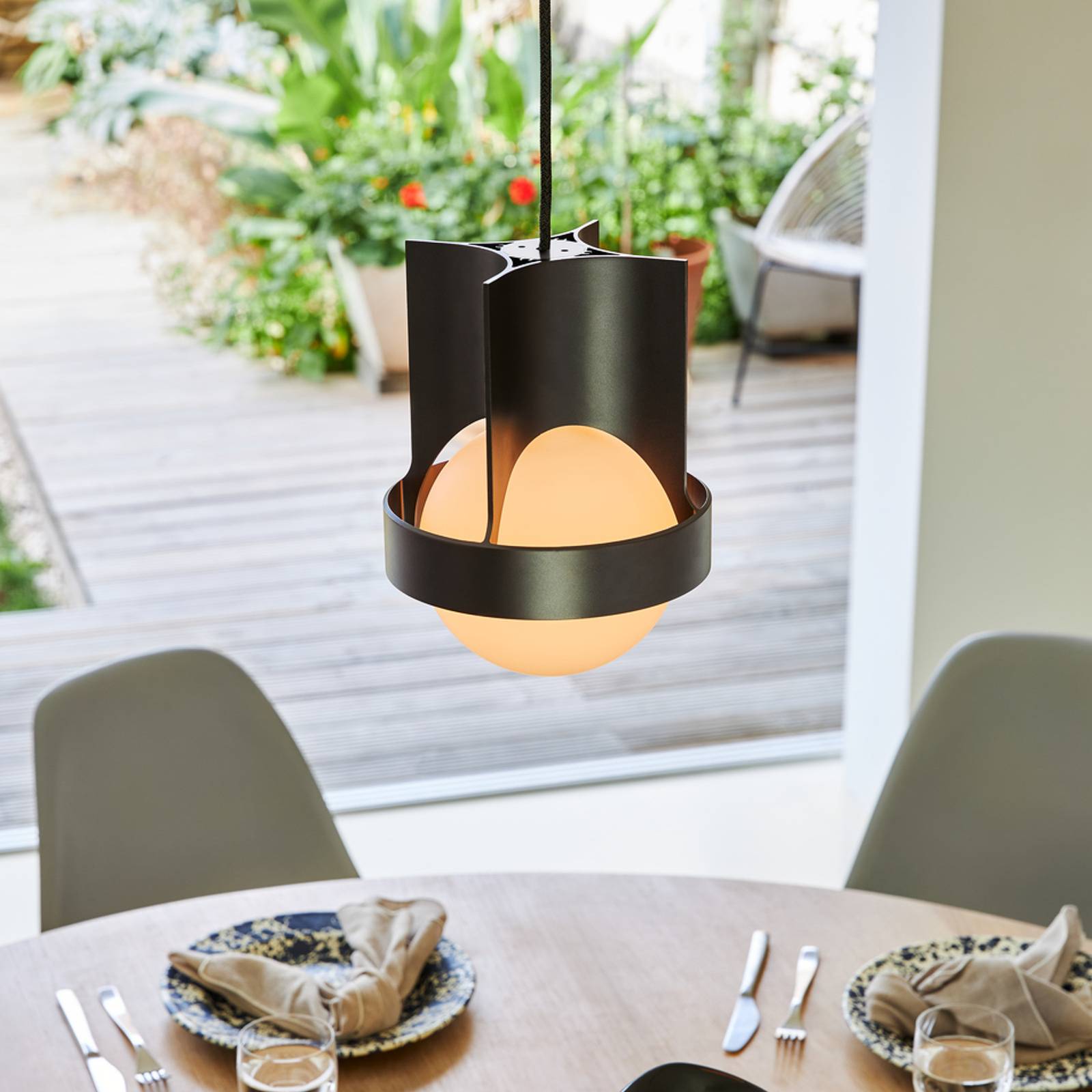 Svítidlo Tala tmavě šedá Hliník