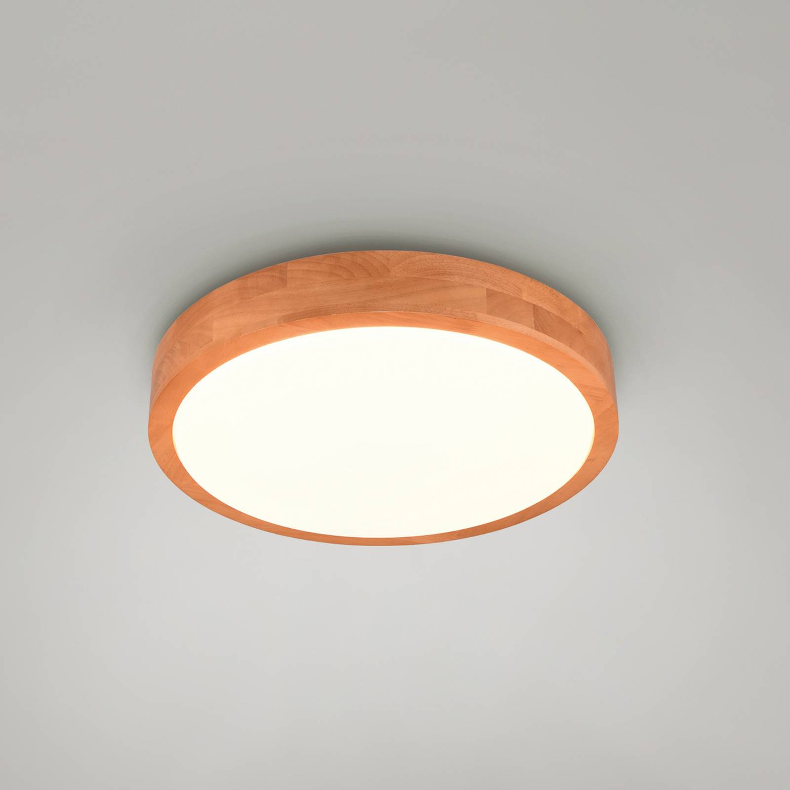 Svítidlo Trio Lighting barva dřeva/bílá Dřevo/plast