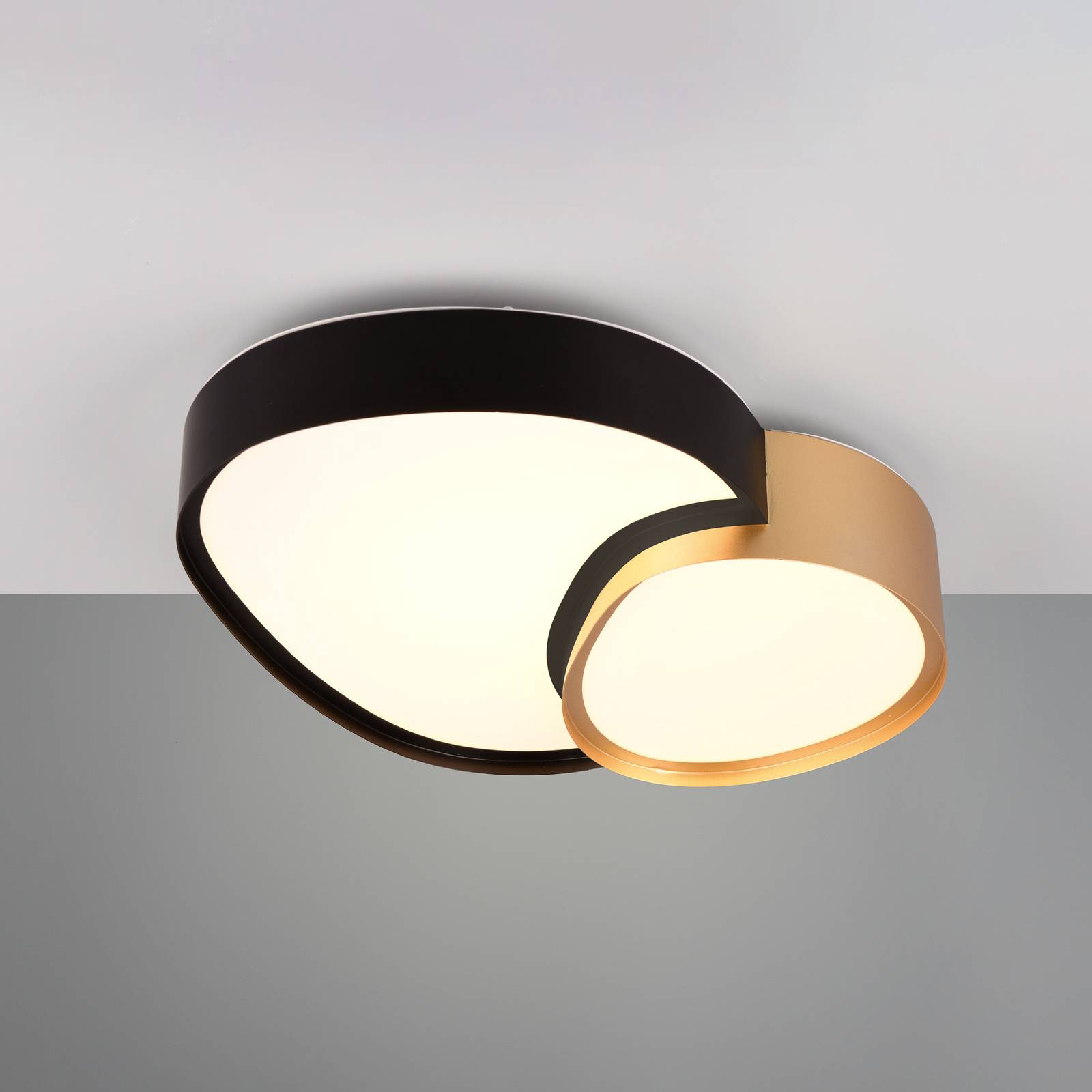 Svítidlo Trio Lighting černá/zlatá Kov/plast